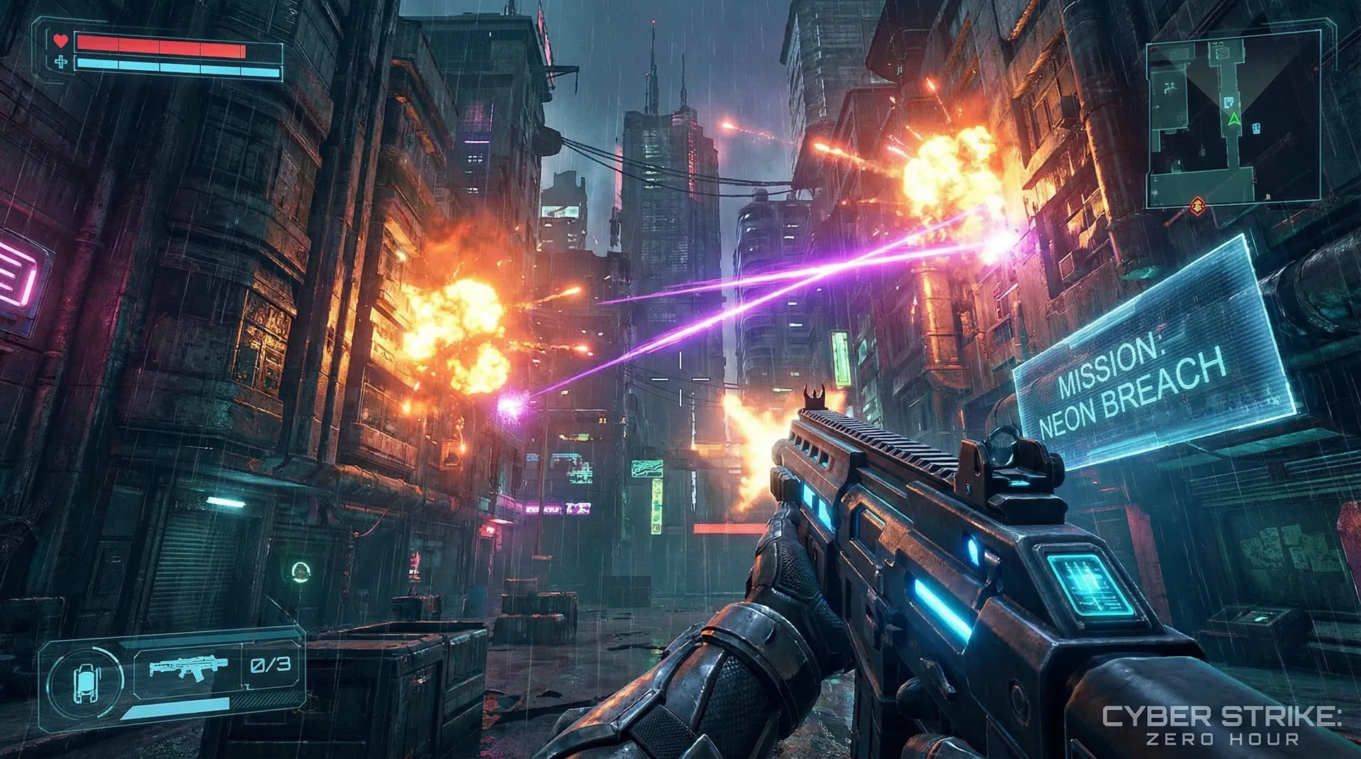 废墟城区实战截图 - 开云电竞 FPS攻略